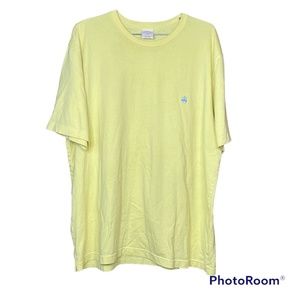 Brooks Brothers 346 Men’s Yellow Crewneck Casual Tee Size XL